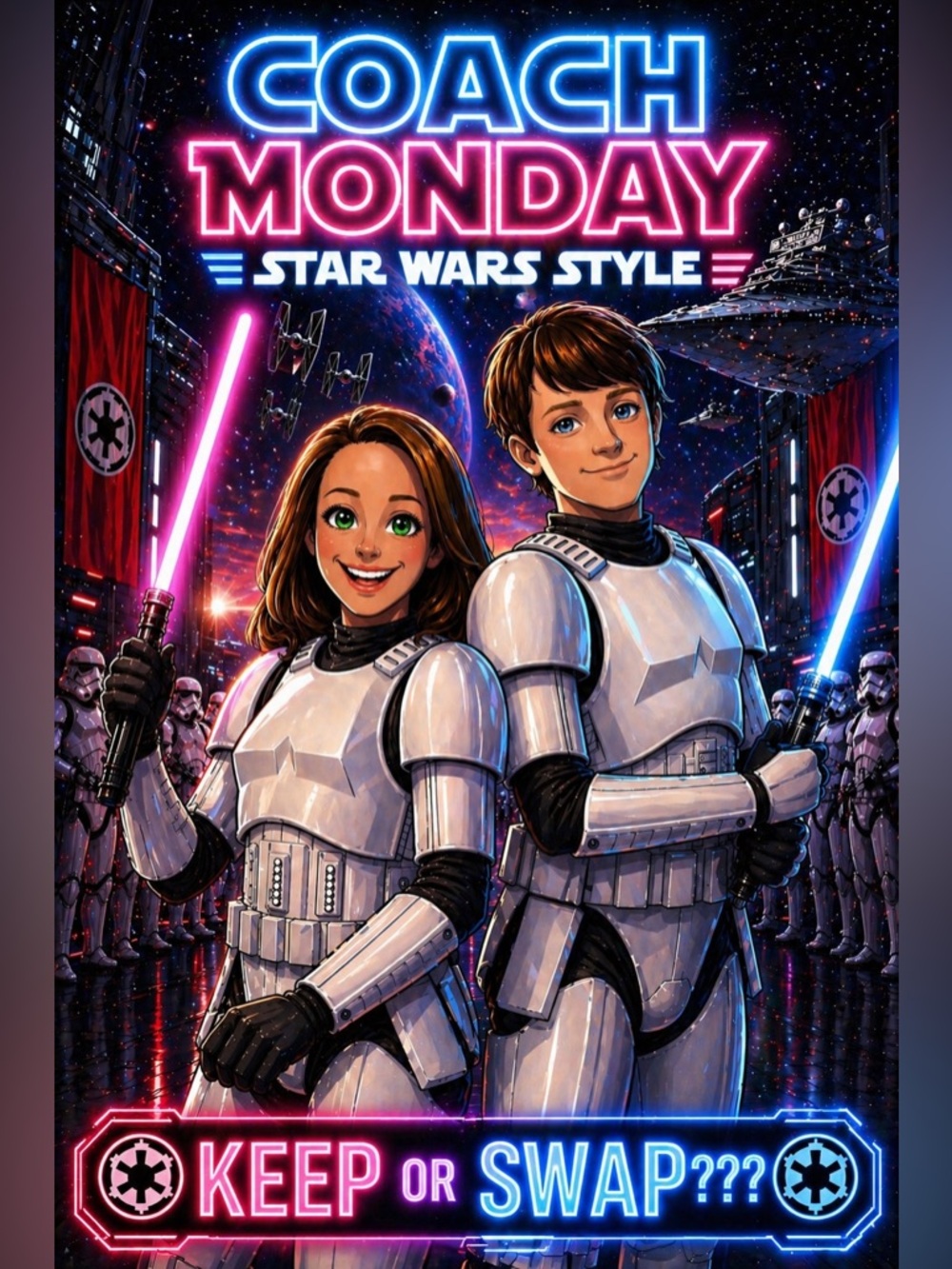 May the 4th Be With You - Coach Monday Star Wars Style